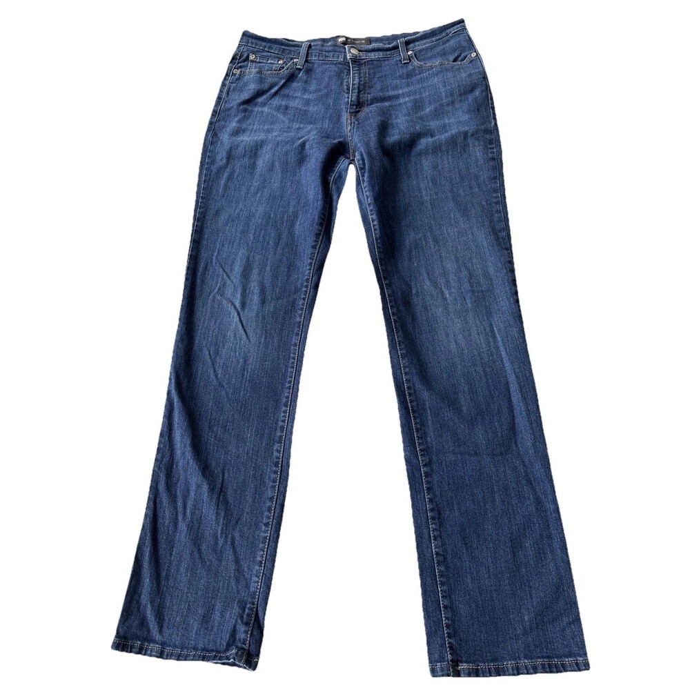 Y2K Levi's 505 Blue Jeans Men's 33x34 Medium Wash Straight Leg Denim
